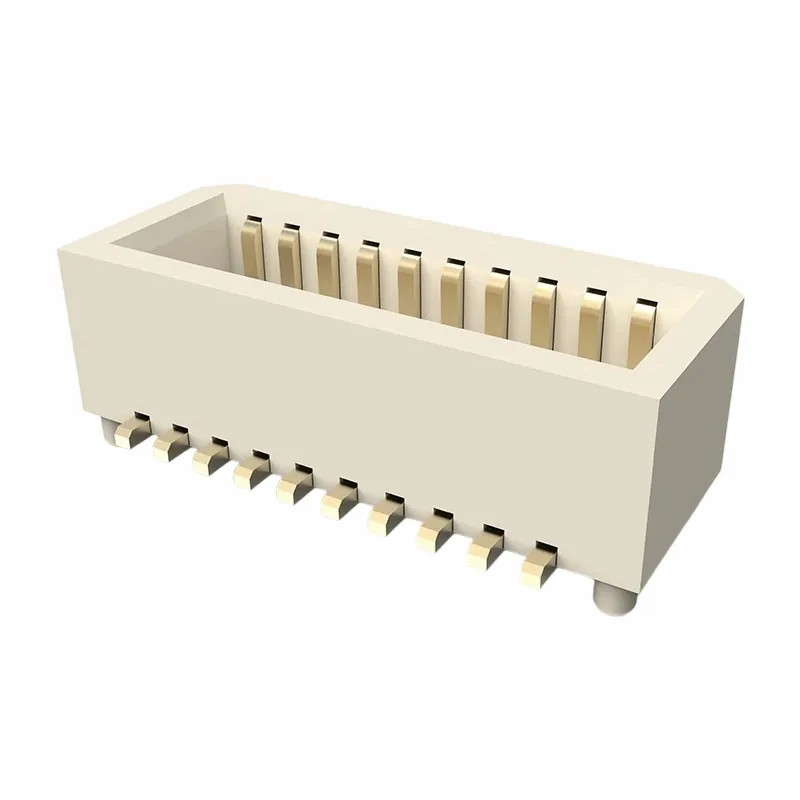 0,8 mm stikkontakt dobbelt række lige smt