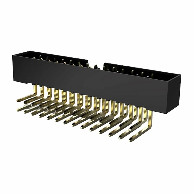 1,27 mm kasse overskrift dobbelt række højre vinkel dukkert