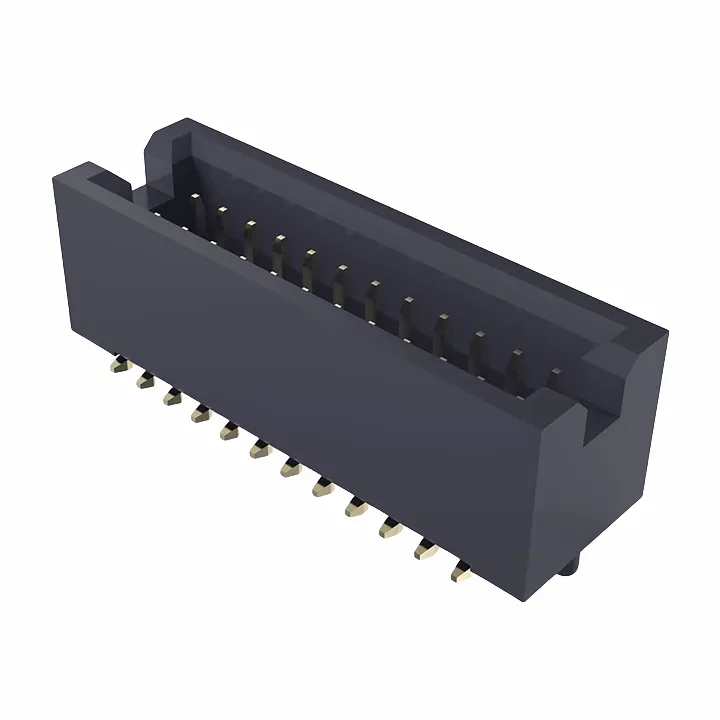 1,27 mm kasse overskrift dobbelt række smt stabler