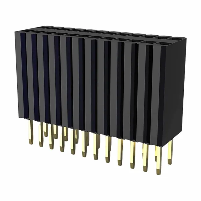 1,27x2,54 mm kvindelig overskrift Single Row Dip Dip