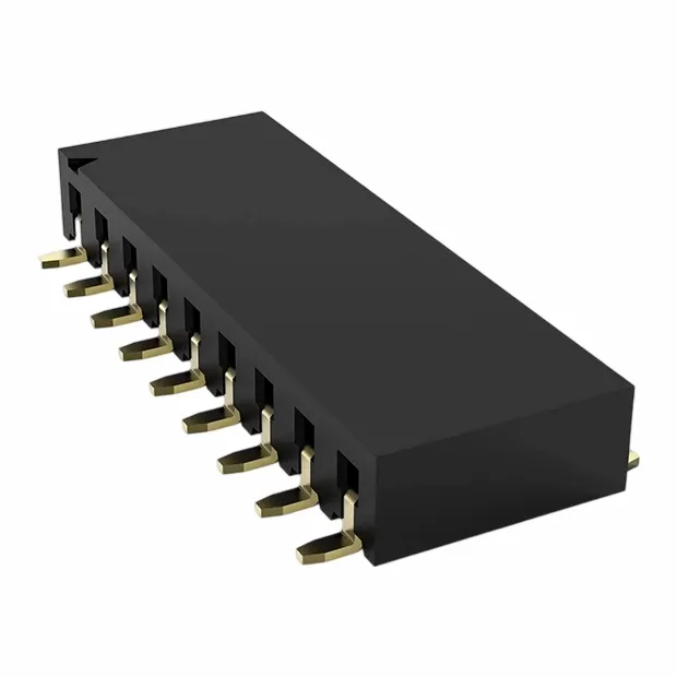 2,54 mm kvindelig header Single Row Side Entry Smt U Type
