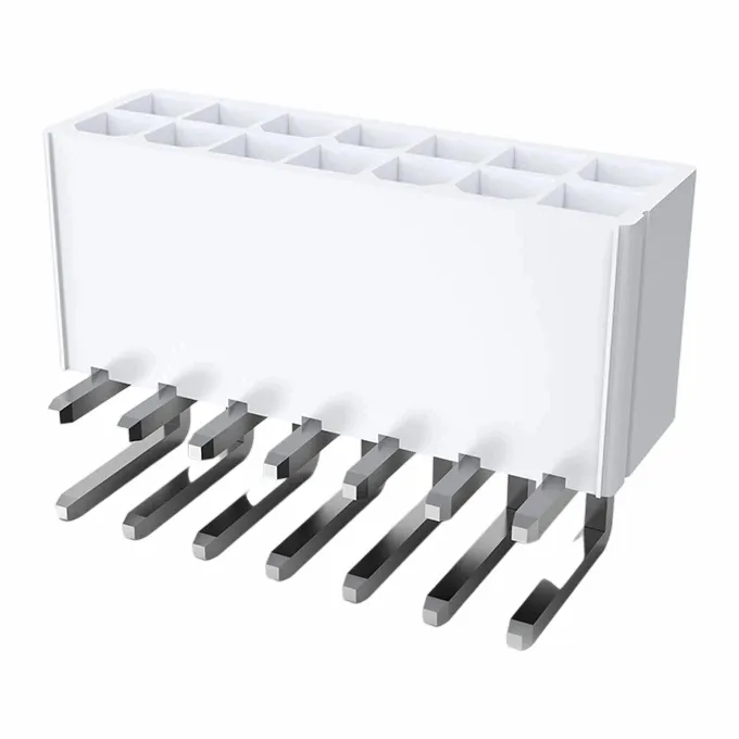 4,2 mm wafer dobbelt række højre vinkel dukkert