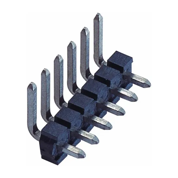 5,08 mm pin header enkelt række højre vinkel dukkert