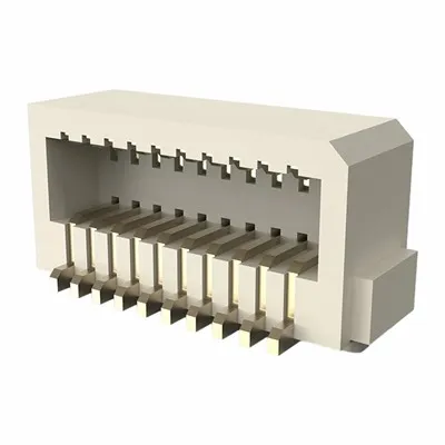 0,8 mm kvindelig header dobbelt række side indgang SMT